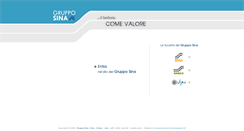 Desktop Screenshot of gruppo-sina.it